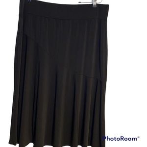 Ideology Black Stretchy Flounce Skirt Sz 2X